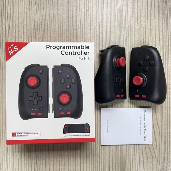 

game controllers & joysticks wired gamepad for switch left right controller handle grip joypad with turbo macro programming functio