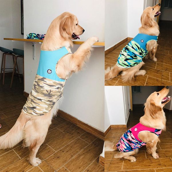 

dog clothing large dog thin vt golden samoye summer breathable pet mh