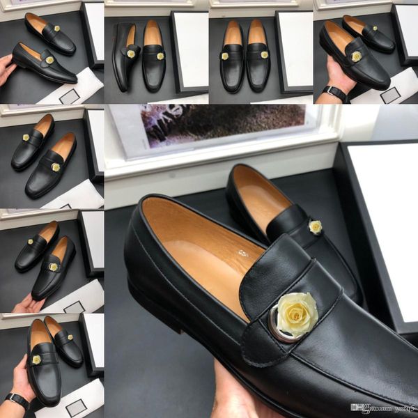 

mens crocodile pattern luxury dress wedding shoes tassels nightclub designers party loafers wingtip pu leather 6colors plus size new 21ss, Black