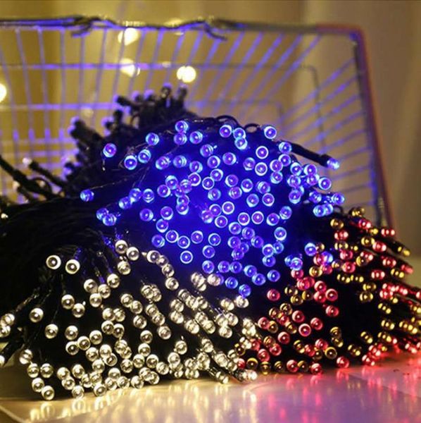 

8modes led solar garden lights garland string lamps waterproof solar lights for garden holiday christmas decoration fairy light