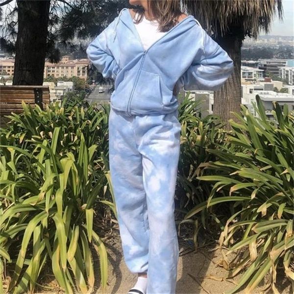 

new autumn winter jogging for zipper hoodie+sweatpants sweat suits matching sets 2021 tracksuits women set i4jk, White