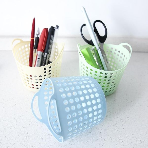 

storage baskets homeware mini deskbasket plastic sundries box trash can
