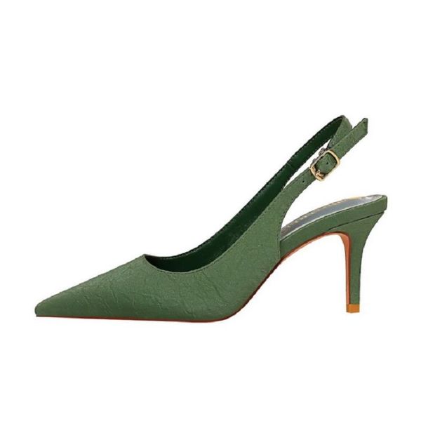 

dress shoes buckle singbacks sandals pointed pumps and stiletto heels elegant wedding party, Black