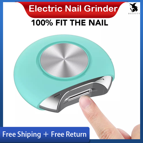 

electric nose & ear trimmers automatic nail file trimmer cute mini polisher manicure pedicure clipper infant finger care tool