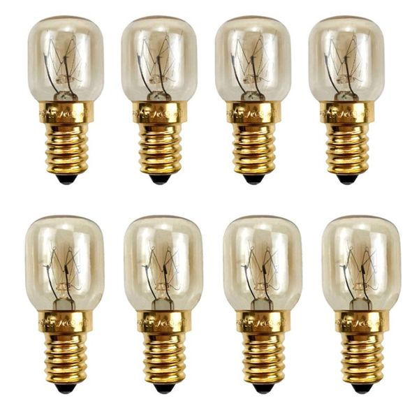 

other lighting bulbs & tubes 8pcs e14 oven light bulb refrigerator 2700k warm white