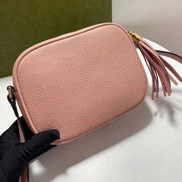 

shoulder bags women handbags fashion woman purses genuine leather soho disco embossed interlocking double-g tassel zipper messenger bag 01mh