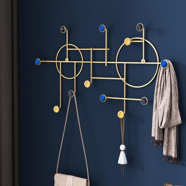 

hooks & rails nordic concise steel art creative hook walls no holes clothes-hook for home bath over the door hanging