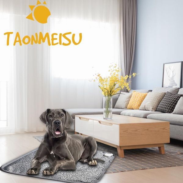 

us plug 110v pet electric blanket heating pad mat waterproof anti-bite electric pad mat blanket eeasy cleaning for puppy pet dog