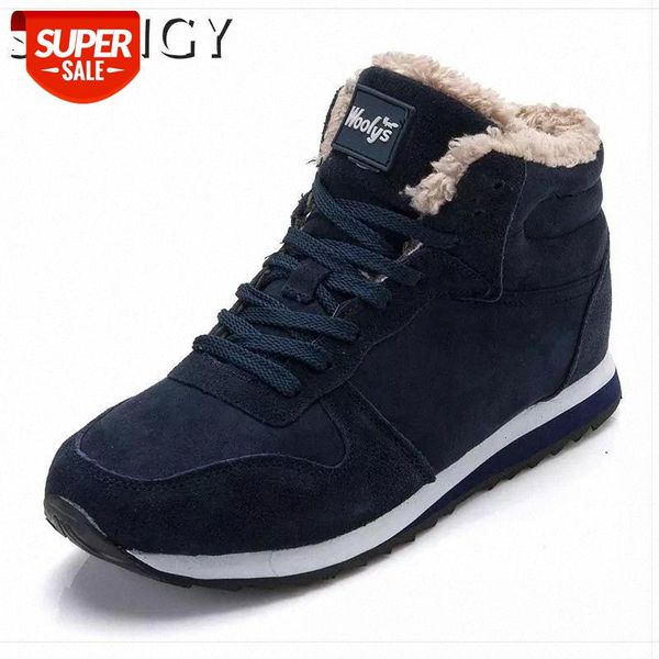 

men boots men winter shoes fashion snow boots shoes winter women sneakers ankle women's black footwear #st0t