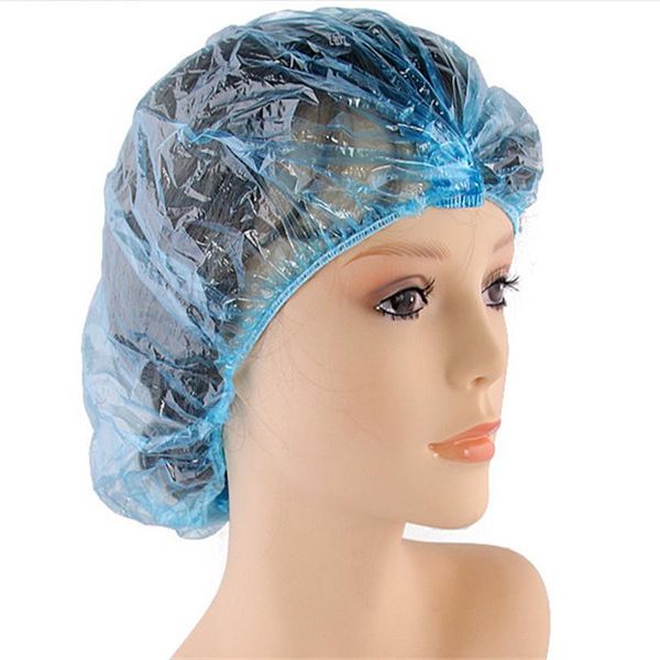 

shower caps disposable cap elastic bathroom products waterproof hair wrap