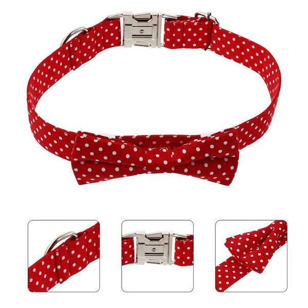 

cat collars & leads 1pc dog collar decorative neck belt adjustable bow tie