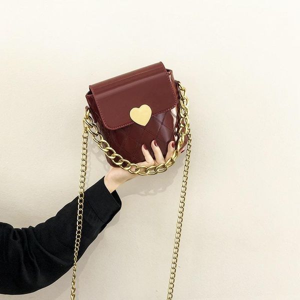 

evening bags women diamond lattice pu leather messenger crossbody small travel totes handbag with metal handle lady bucket shoulder bag