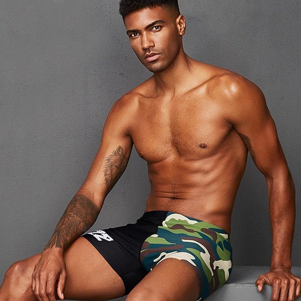 

men's swimwear swimming shorts men summer briefs beach sports suits pants quick dry trunks sunga