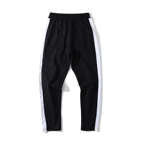 

men's pants fashion loop on waist full leangth for men women, Black