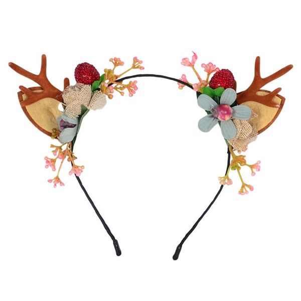 

christmas decorations 4 styles est arrival reindeer eras and antlers headband cute flower leaf hair hoop fancy dress costumes accessory