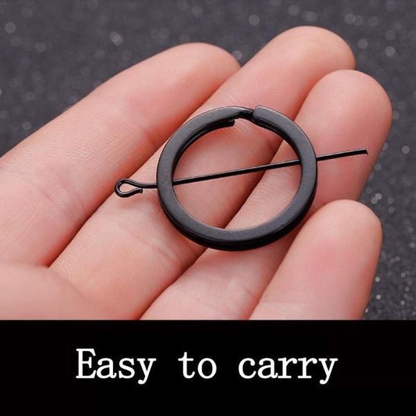 

cords, slings and webbing 1/5/10pcs keys chains key rings black ring iron pendant carabiner accessories home outdoor camping c d0h6