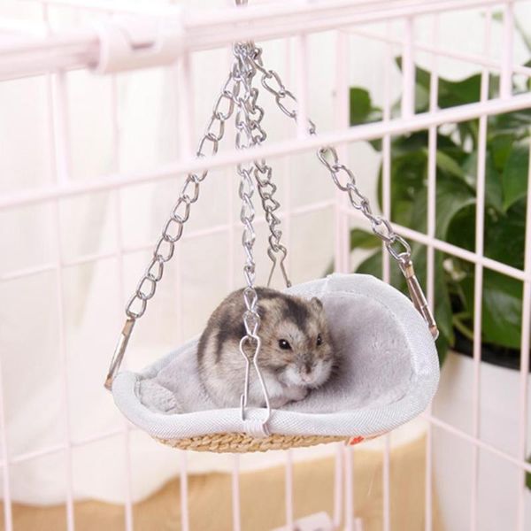 

small animal supplies pet hammock hamster cage house mini hanging bird nest bed round for rodent hamsters parrots