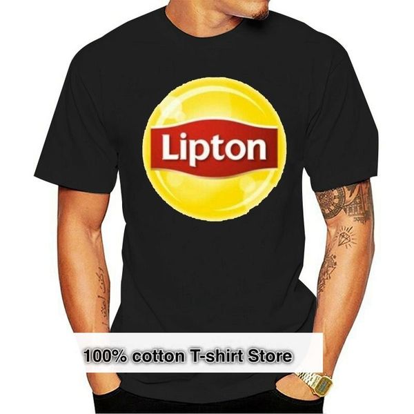 

men's t-shirts lipton iced tea brand drink logo t shirt size s - 3xl custom special print tee, White;black