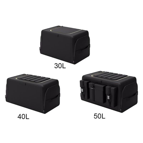 

car organizer 1pcs multipurpose collapsible trunk storage with lid portable bag