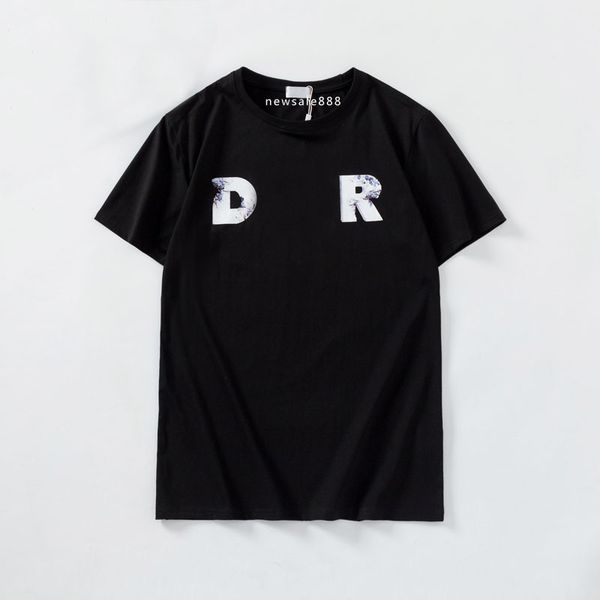 

2021 mens women designers t-shirt fashion men casual t shirts man clothing street designer short sleeve clothes tshirts size s-2xl, White;black