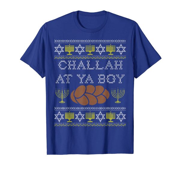 

challah at ya boy shirt, rosh hashanah, hanukkah jewish food, White;black