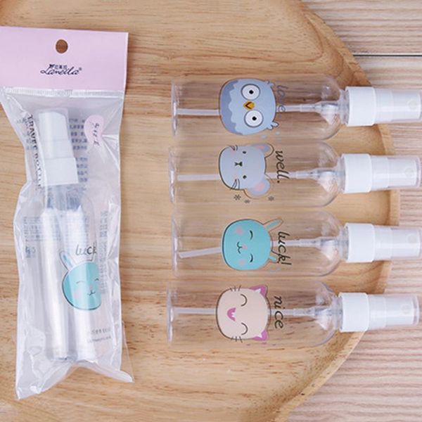 

30/40/75/100ml portable travel empty bottle pet shampoo shower gel spray bottle sub-bottling spray (random style)