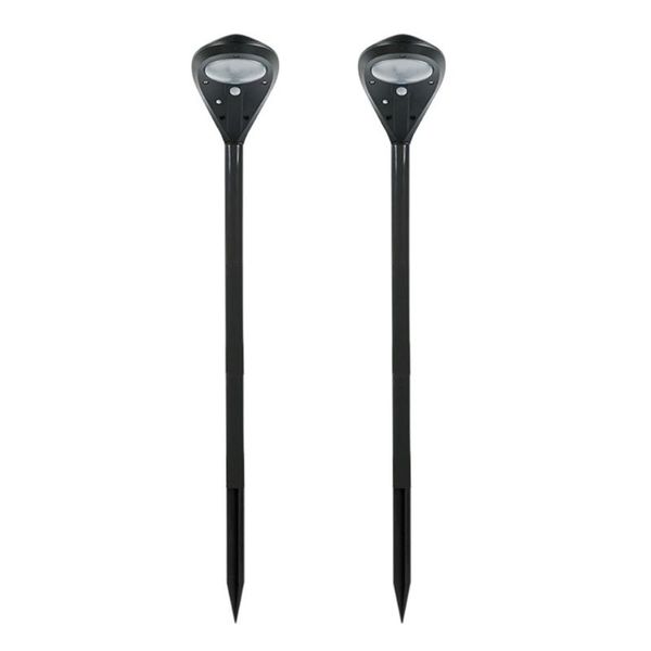 

2pcs led solar lawn lights wireless outdoors buried lamp waterproof light control spike bulbs garden spotlight landscape lamps
