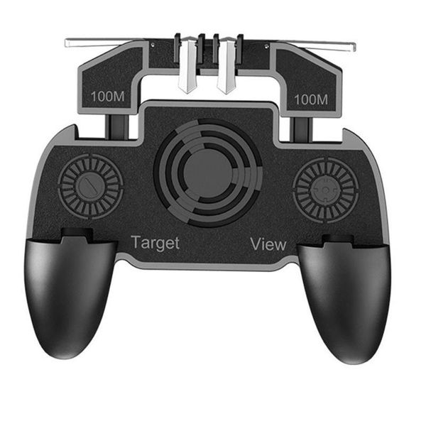 

k20 mobile gamepad for pubg controller fire l1 r1 trigger for pubg joystick with cooling fan gaming accessories