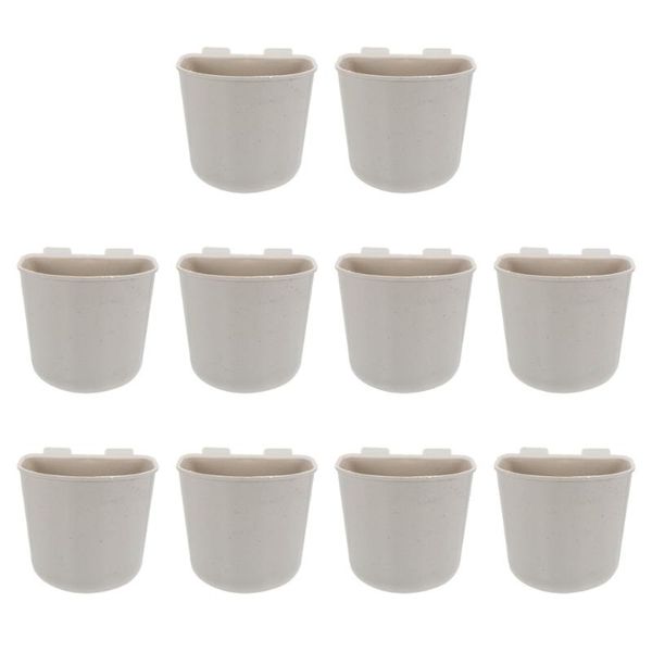 

bird cages 10pcs cage hanging cups food feeding boxes pigeon