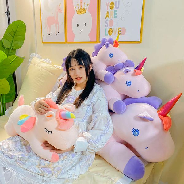 

sping unicorn big plush pillow toy size bed dream cute doll girl super soft kaws fidget toys