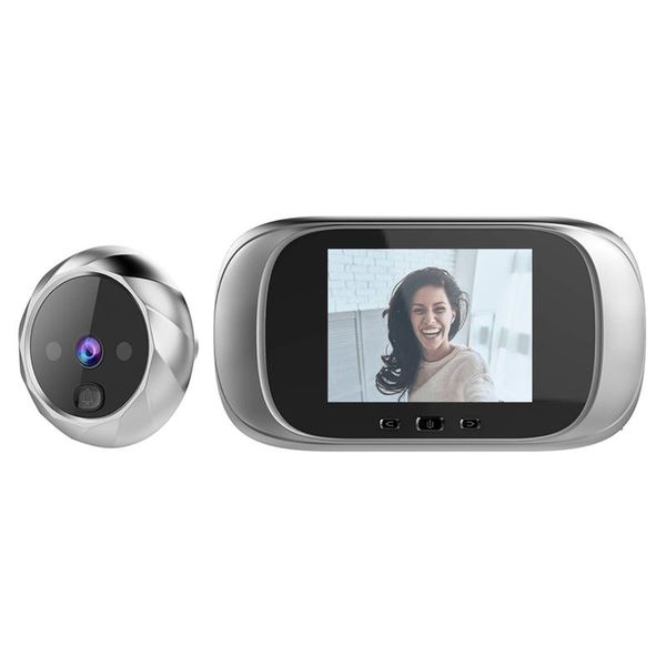 

2.8 inch lcd color screen digital video doorbell camera smart electronic peephole night vision door viewer doorbells