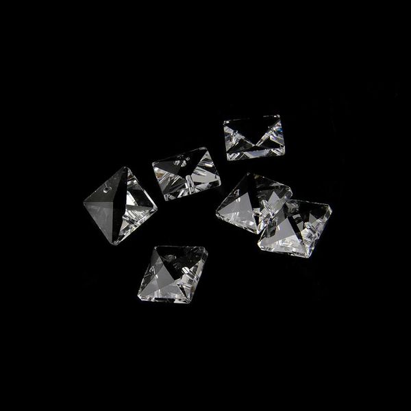 

crystal square beads 14mm 16mm 18mm 20mm 24mm glass square beads chandelier parts