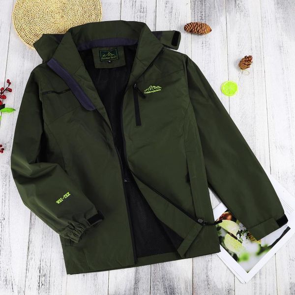 

men's jackets men waterproof hooded coats male outdoor outwears windbreaker windproof spring autumn jacket fashion clothing coat #t3g, Black;brown