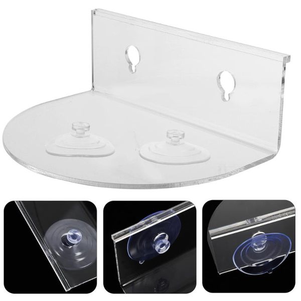 

frames 1pc acrylic window shelves indoor plant with suction cup (transparent)