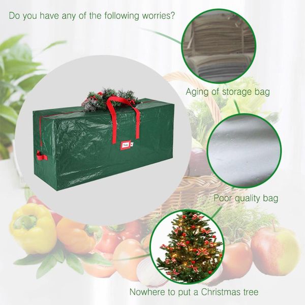 

storage bags portable christmas tree bag with handle waterproof easy store durable full zipper case