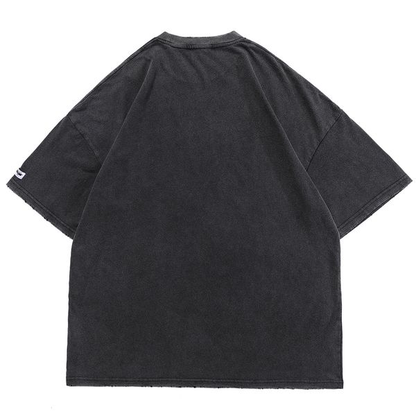 

dark graffiti new hip hop t shirt men women streetwear harajuku short sleeve shirts 2021 summer loose cotton washed tshirts black q7n9, White;black