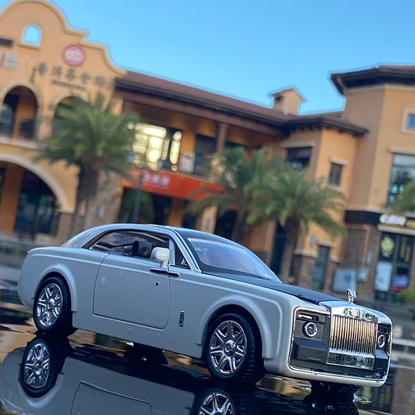 

124 rolls-royce sweptail alloy car model diecasts & toy vehicles toy car metal collection car model high simulation kids toy