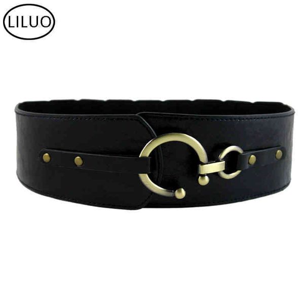 

waistbands belts new style decorative belt women's fashion 100 dress coat super wide elastic waist seal, Black;brown