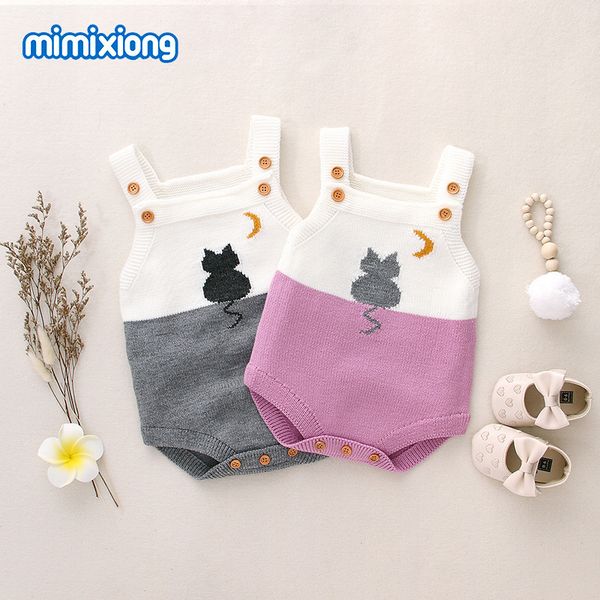 

factory wholesale baby knitted suspender one-piece khat, Blue