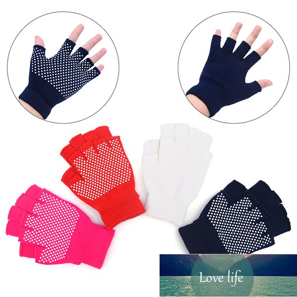 Neue Nylon Radfahren Handschuhe Atmungsaktive Anti-slip Outdoor Gym Sport Yoga Übung Halbe Finger Handschuhe MTB Fahrrad Handschuhe