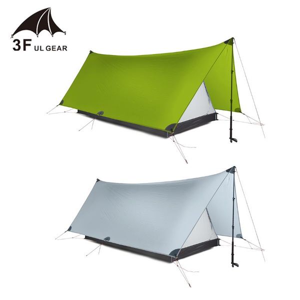 

tents and shelters 3f ul gear shanjing 2 person outdoor ultralight camping tent 3 season professional 20d silnylon rodless multifunction