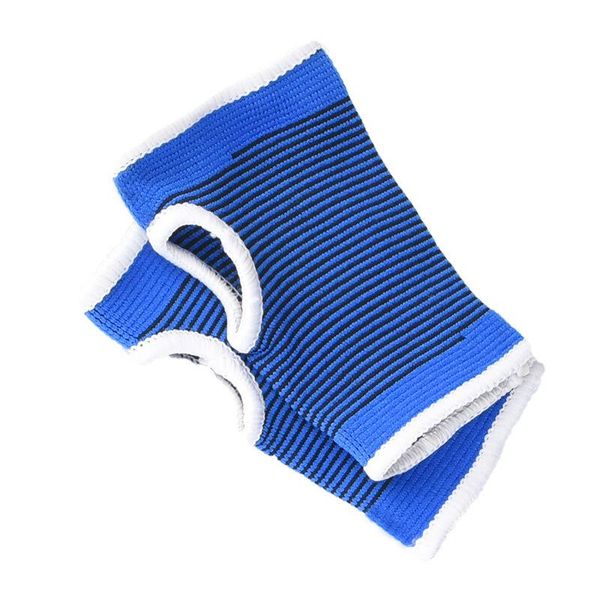 

wrist support 1 pair compression arthritis prevention gloves half finger silicon antiskid therapy band pain relief hand protector, Black;red