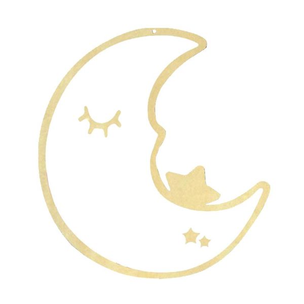 

mirrors acrylic wall mirror wooden frame hanging in the shape of moon