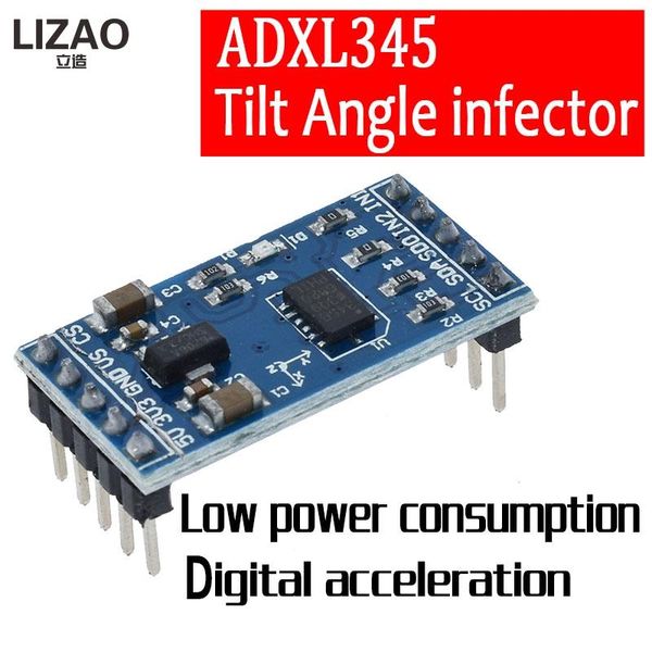 

integrated circuits adxl345 3-axis iic / spi digital gravity sensor acceleration module tilt for arduino drop