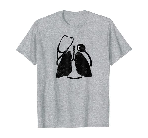 

Distressed Lungs Stethoscope Respiratory Therapist Design T-Shirt, Mainly pictures