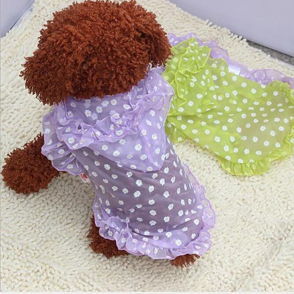 

dog apparel pet puppy coat clothes costumes cute silk clothing for dogs sun protection disfraz perro