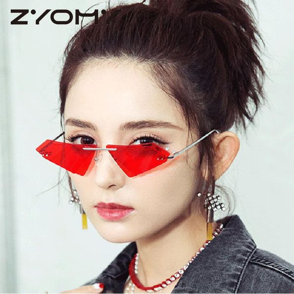

sunglasses q double layer clear lenses women sun glasses classic brand designer female eyewear triangle feminino, White;black