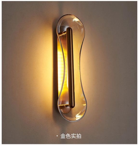 

wall lamps light luxury lamp living room post-modern creative personality el bedroom bedside corridor staircase glass
