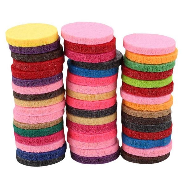 

car air freshener washable refill pads felt diameter 22mm for essential oil diffuser locket [48 pcs]
