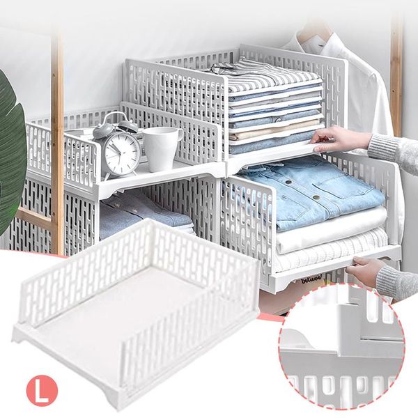 

storage drawers layered wardrobe partition rack drawertype foldable cabinet stackable closetorganizer interspace shelf organizer l3